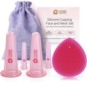 Silicone Facial Cupping Therapy Set